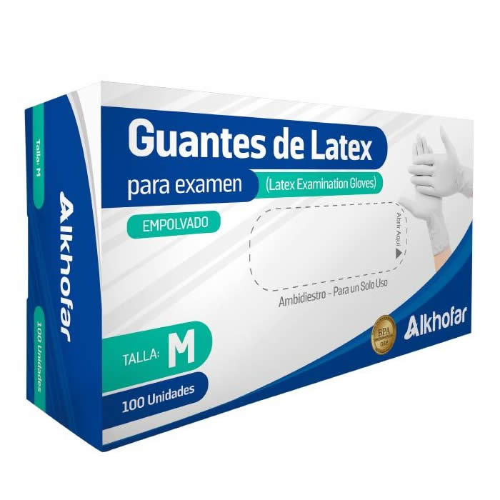 Guantes de Látex - Caja x 100 unidades
